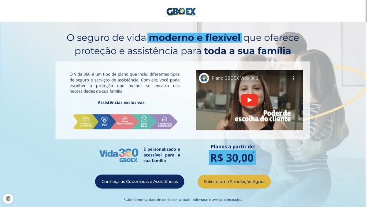 GBOEX: landing page