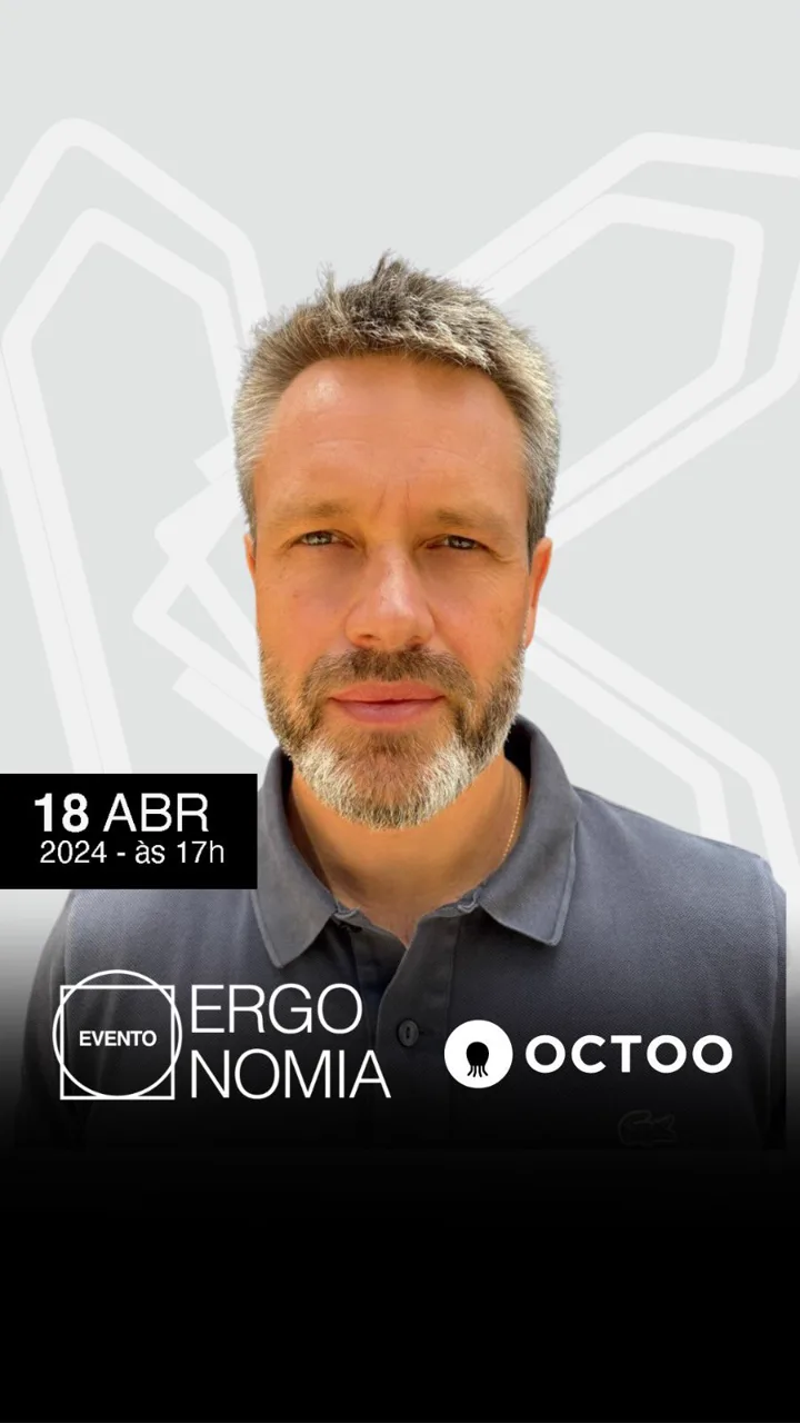 Story anunciando Cristiano Assis, diretor de produto e inovação da Octoo, como palestrante do evento