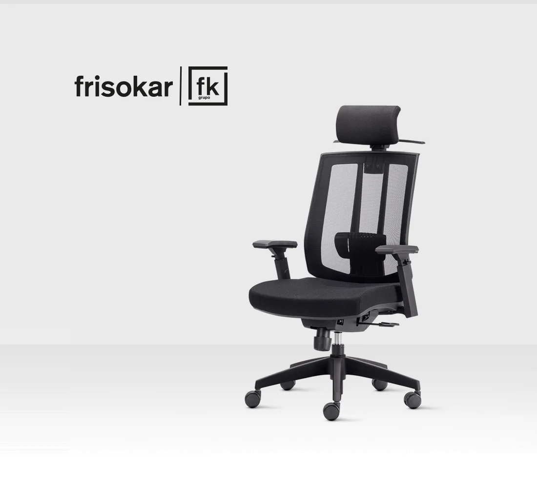 Cadeira corporativa Frisokar, marca representada pela NBK Office Design
