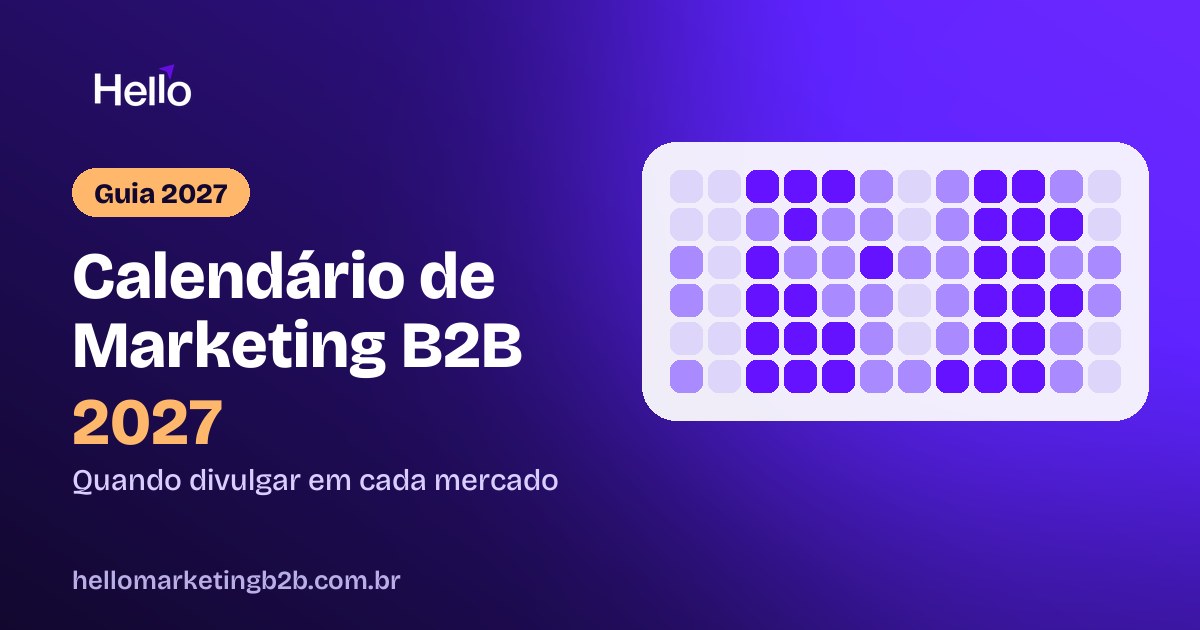 Imagem de prévia: Calendário de Marketing B2B 2027