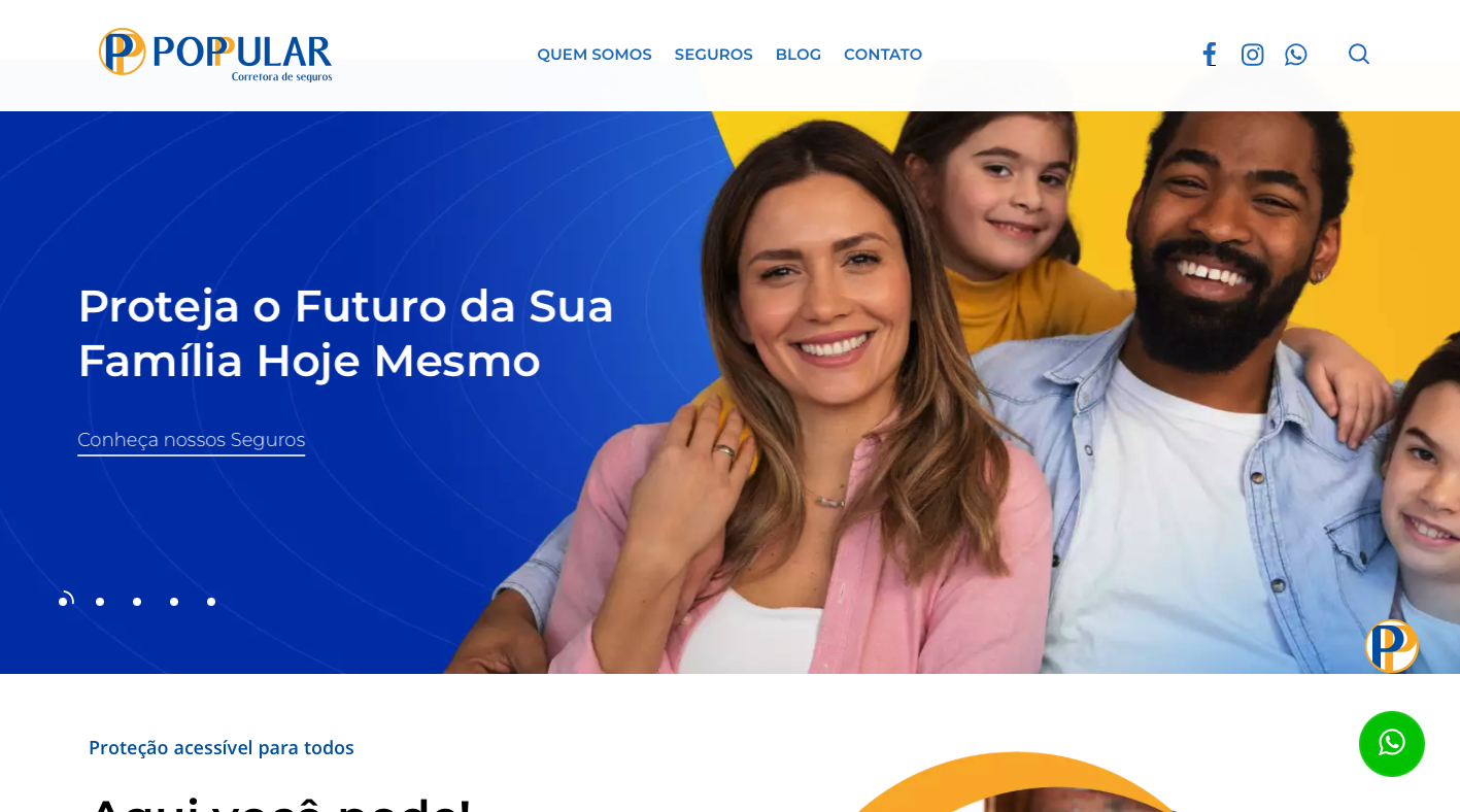 site-poppular-seguros-home Site Poppular Corretora de Seguros